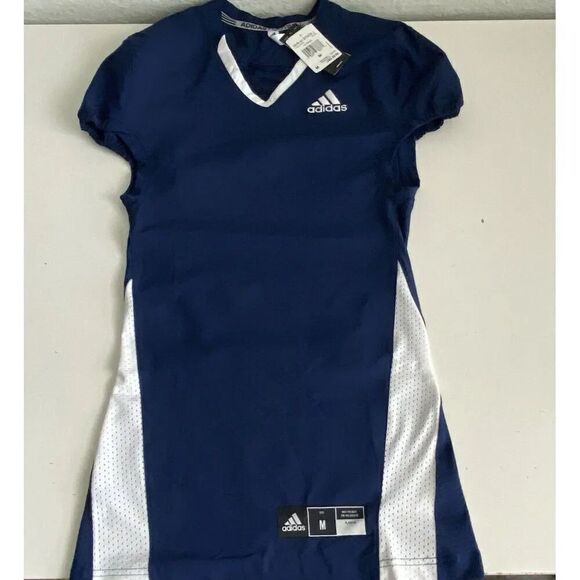 Adidas Football Jersey GG7400 WVN A1 Stock J Navy Blue Practice Men’s Sz M NEW - Picture 1 of 12